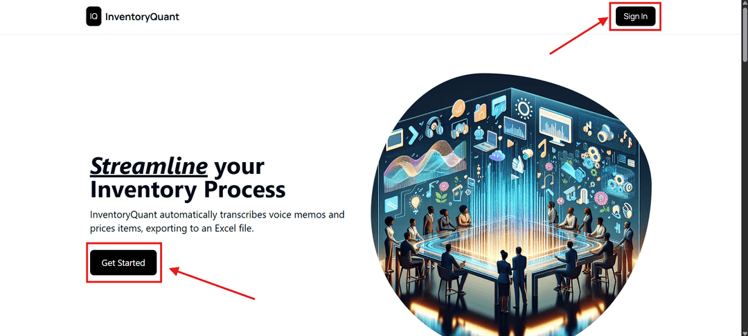 Image of how to get to the login page