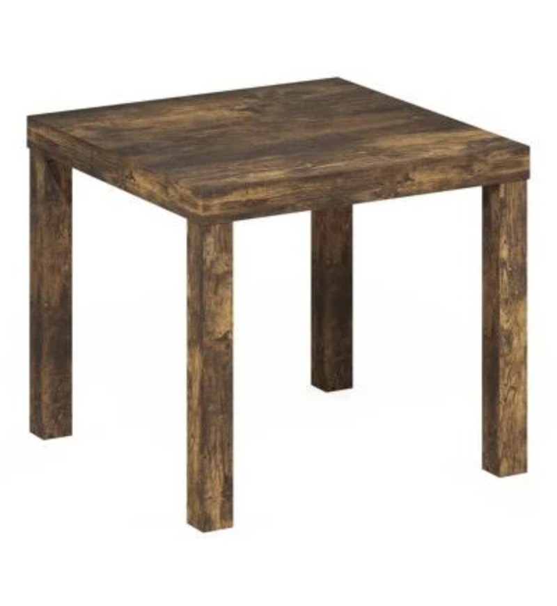 Wooden end table, 2 ft x 2 ft x 3 ft